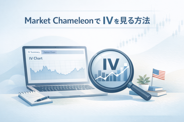 Market ChameleonでIVを見る方法｜implied volatilityの見方を初心者向けに解説